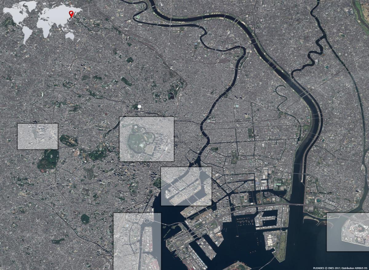Image satellite de Tokyo : la première mégalopole mondiale en mutation