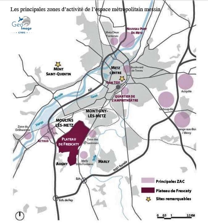 Carte de Metz