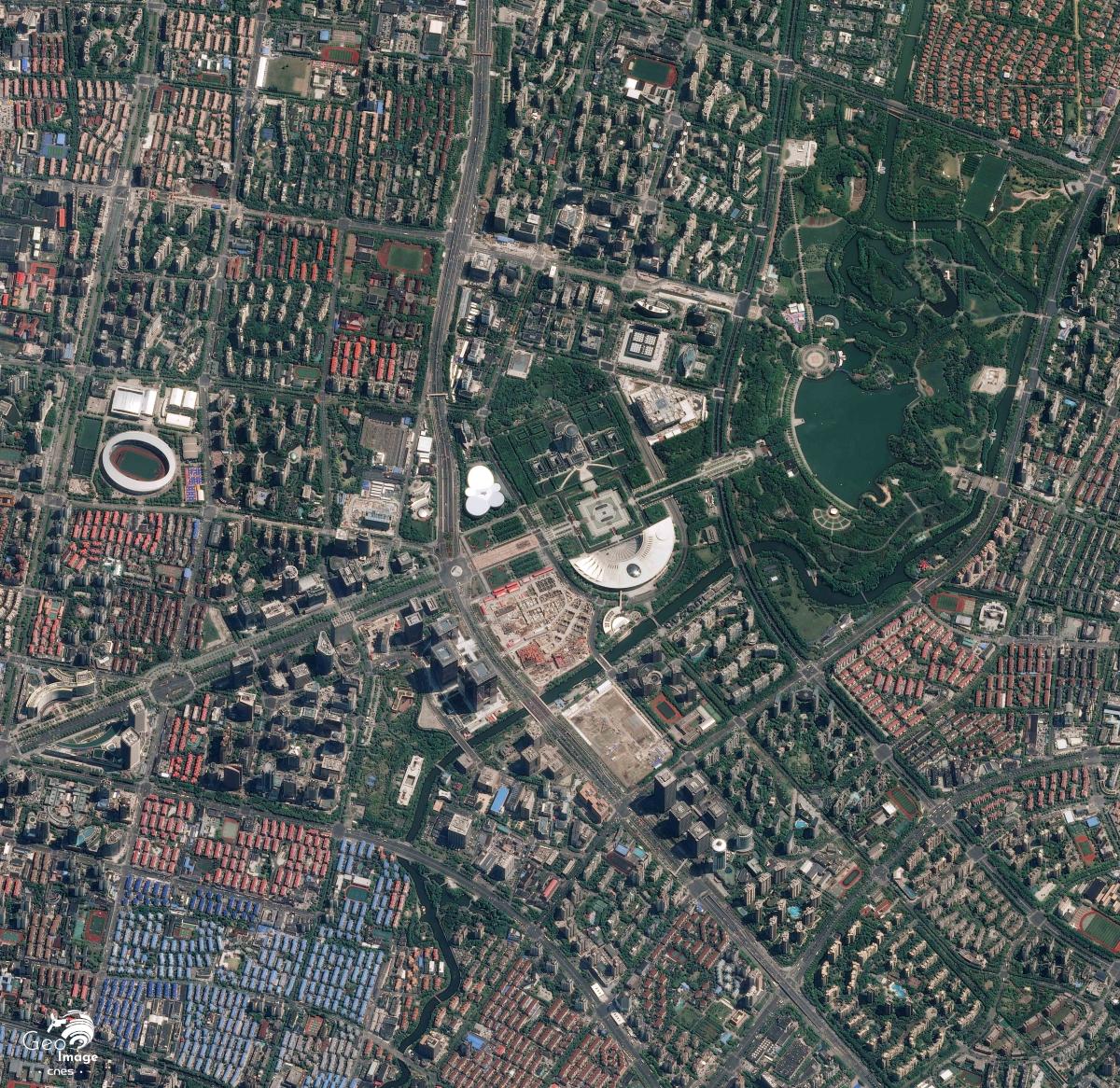 Image satellite de Shanghai