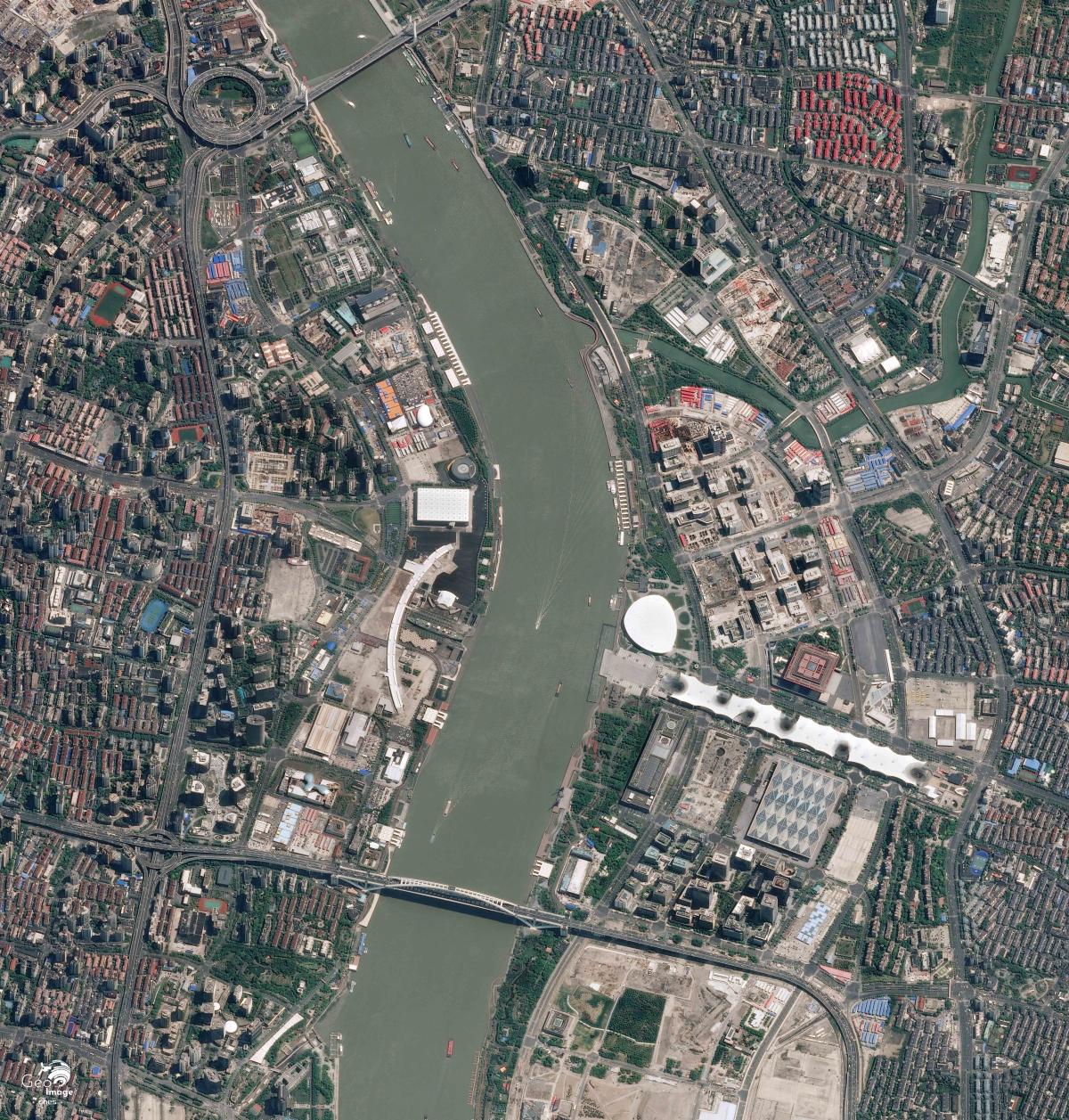 Image satellite de Shanghai