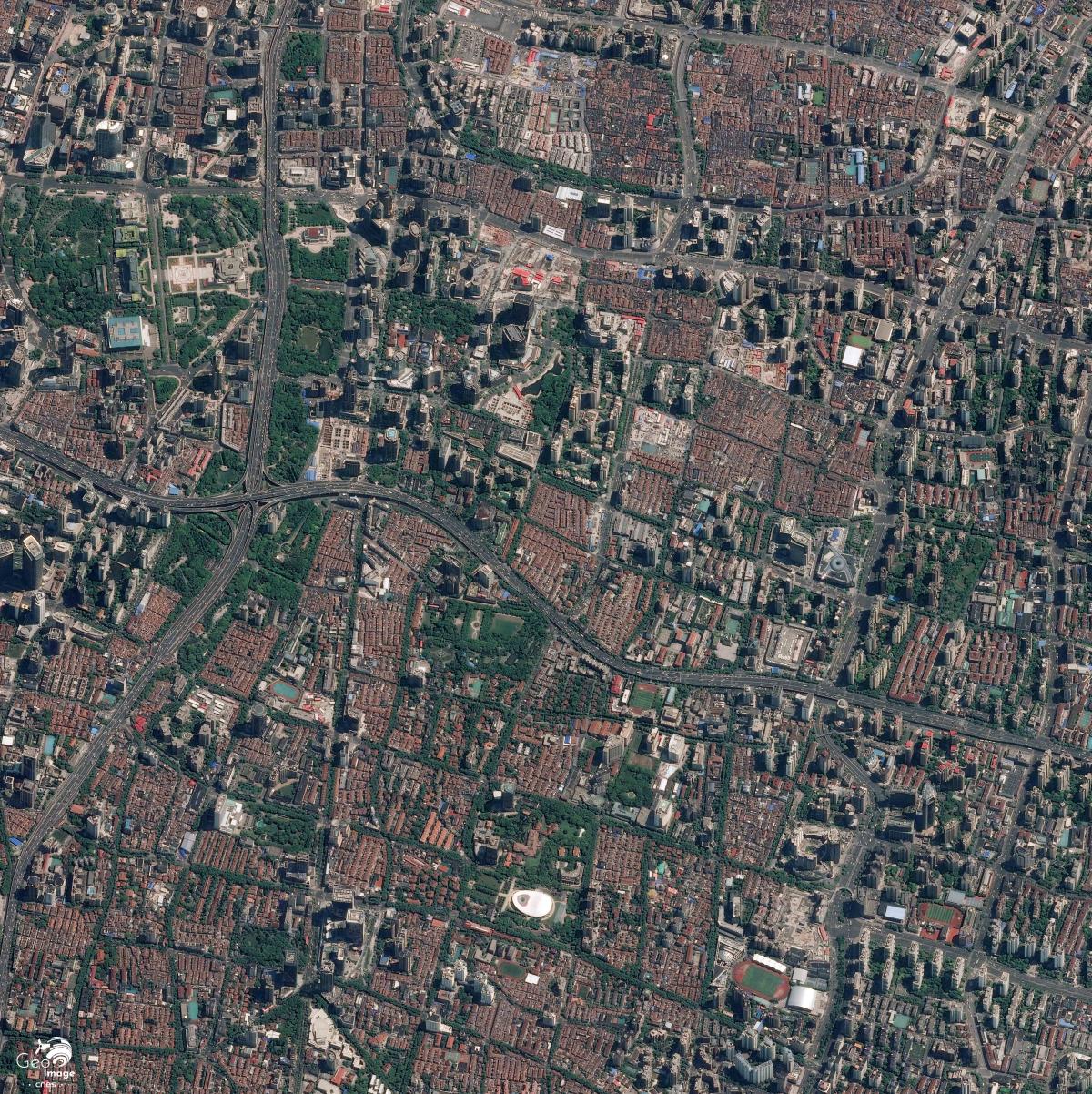 Image satellite de Shanghai