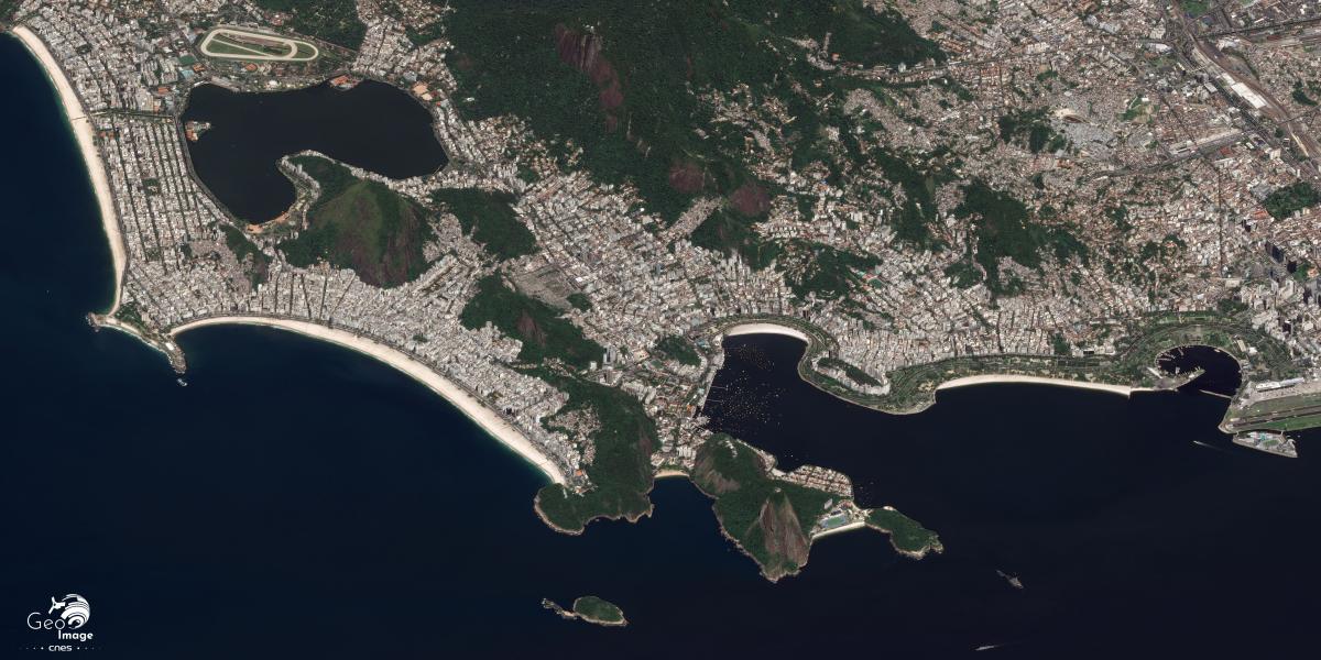 Image satellite de Rio de Janeiro