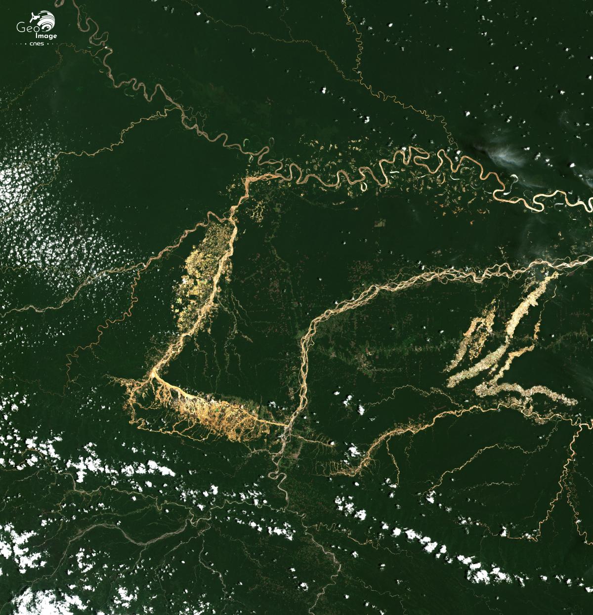 Image satellite de Madre de Dios