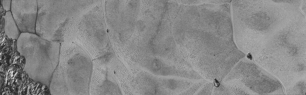 Les dunes de Sputnik Planitia sur Pluton Les dunes de Sputnik Planitia sur Pluton
