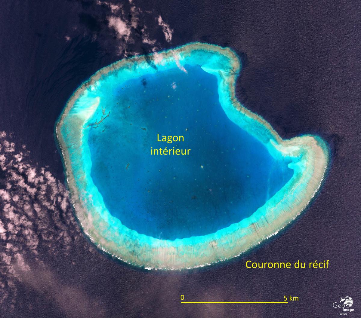 Image satellite de Bassas da India