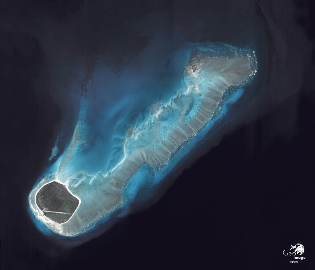 Image satellite des Îles Glorieuse