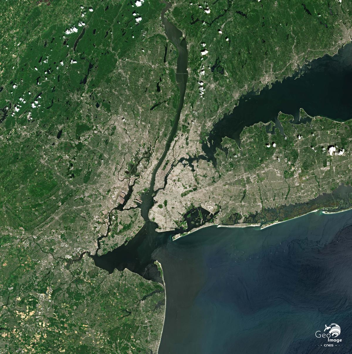 Image satellite de New-York