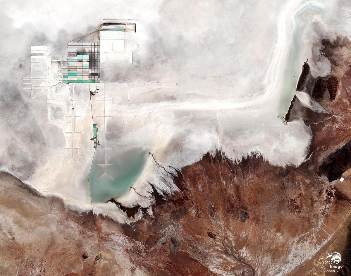 Image satellite de Salar Duyuni