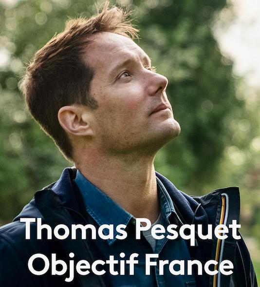 Affiche du documentaire, Thomas Pesquet Objectif France Affiche du documentaire, Thomas Pesquet Objectif France