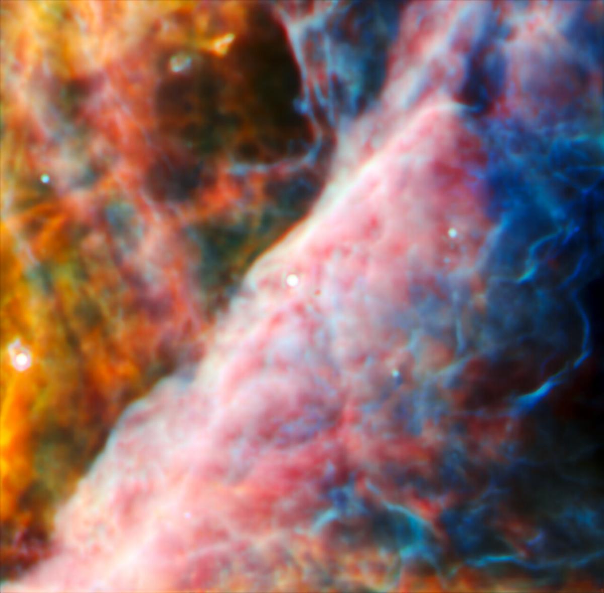 Image sur l’étoile d203-506 par Webb, dans la nébuleuse d'Orion Image sur l’étoile d203-506 par Webb, dans la nébuleuse d'Orion