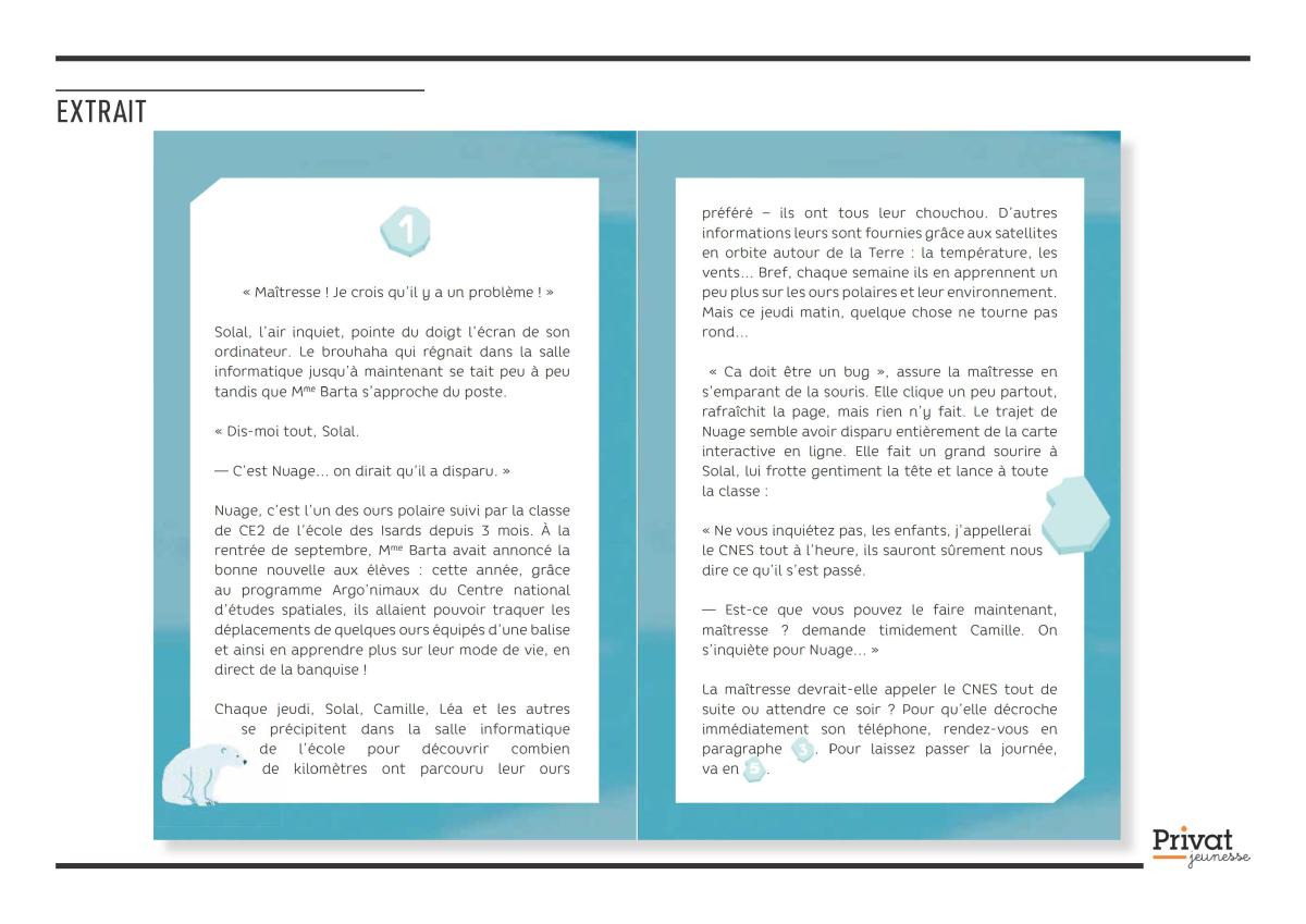 Extrait du livre « SOS au pôle Nord » Extrait du livre « SOS au pôle Nord »