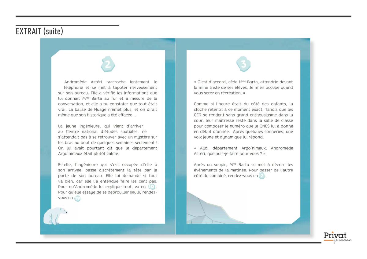 Extrait du livre « SOS au pôle Nord » Extrait du livre « SOS au pôle Nord »