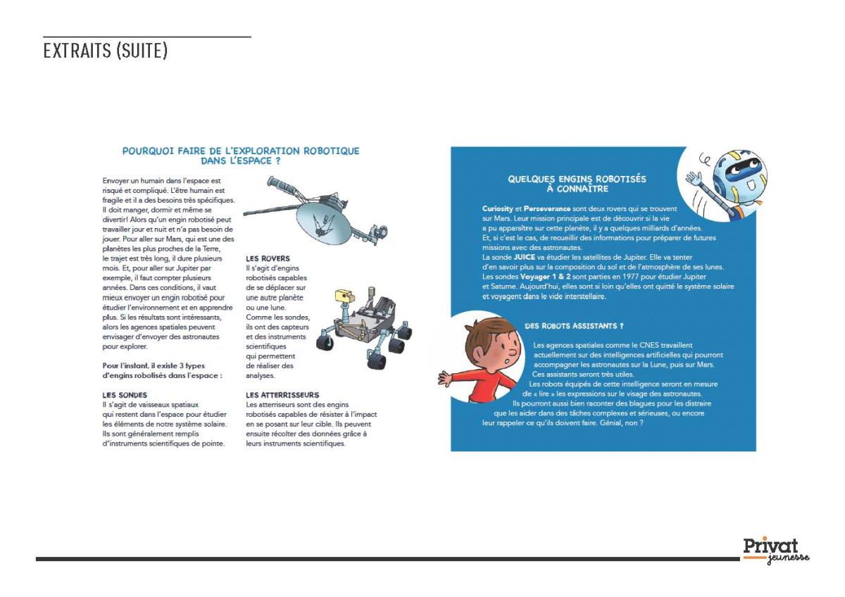 Extrait du livre Tim et le robot Extrait du livre Tim et le robot