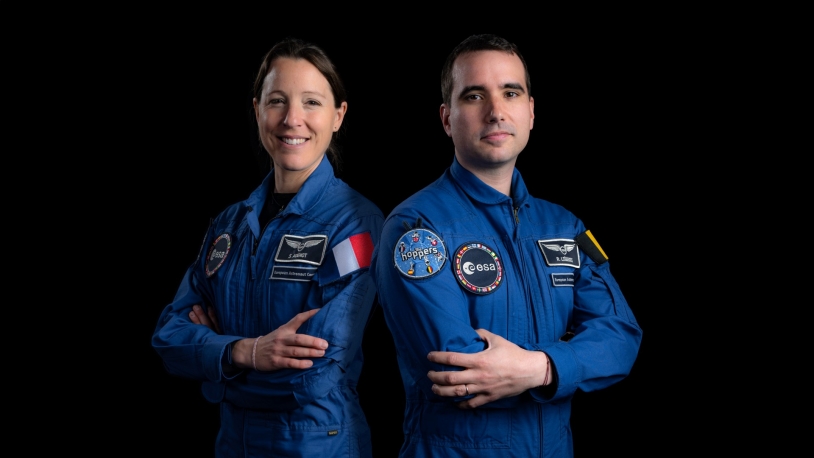 Sophie Adenot et Raphaël Liégeois, astronautes de l&#039;ESA