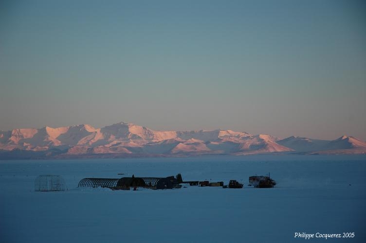 The McMurdo research station ; credits CNES/Ph. Cocquerez