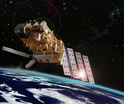 IASI aboard the european MetOp satellite. Crédits Esa