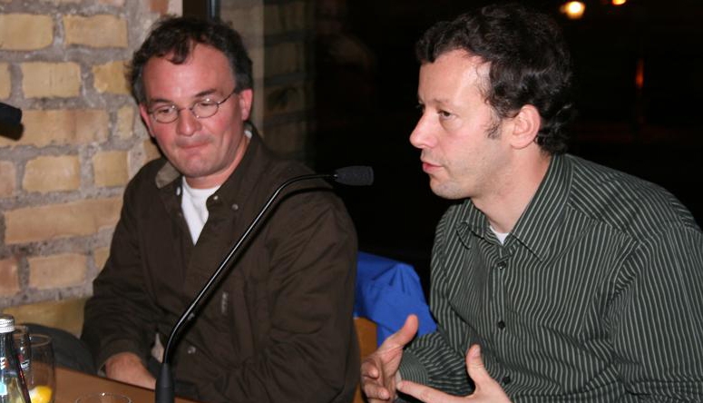 François Spiero et Pierre-Emmanuel Paulis lors du débat. Crédits : ULP/Master CS