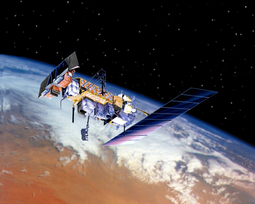 Le satellite NOAA-N&#039;. Crédits : Ill. NASA. 