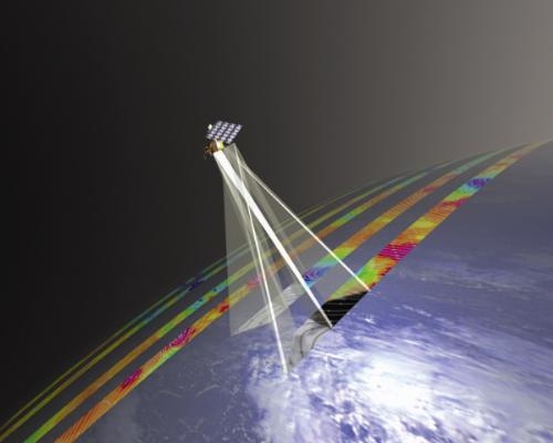 Le sondeur IASI, embarqué sur le satellite MetOp. Crédits : ESA.