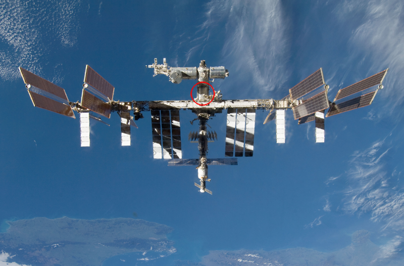 L&#039;instrument DECLIC a été installé en 2009 dans le module Destiny de la Station spatiale internationale. Crédits : NASA.