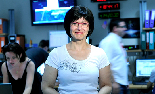 Thérèse Barroso, in charge of Parasol operations at CNES. Credits: CNES/E. Grimault 2010.
