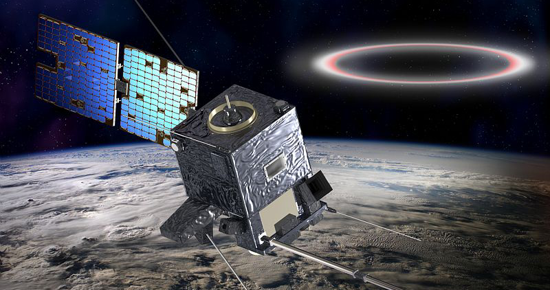 Le satellite TARANIS. Crédits : CNES/Ill.D. Ducros.