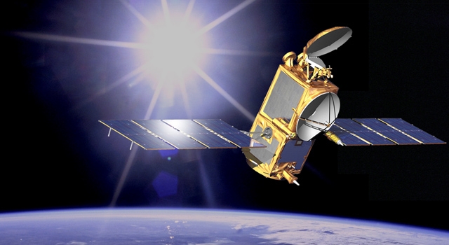 Satellite Jason-2 dont les données sont utilisées pour concevoir les cartes prévisionnelles de Mercator Océan. Crédits : NASA.