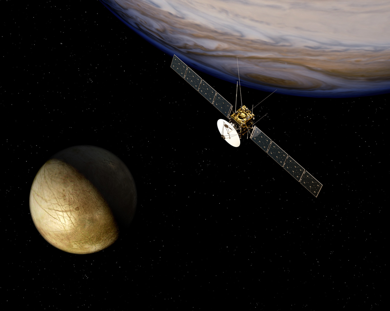 La sonde JUICE atteindra Jupiter en 2030. Crédits : ESA/AOES. 