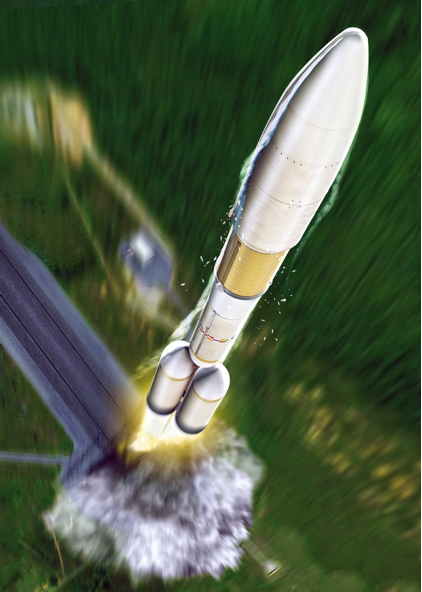 Ministers gave the go-ahead for Ariane 6 detailed definition studies. Credits: CNES 2012.