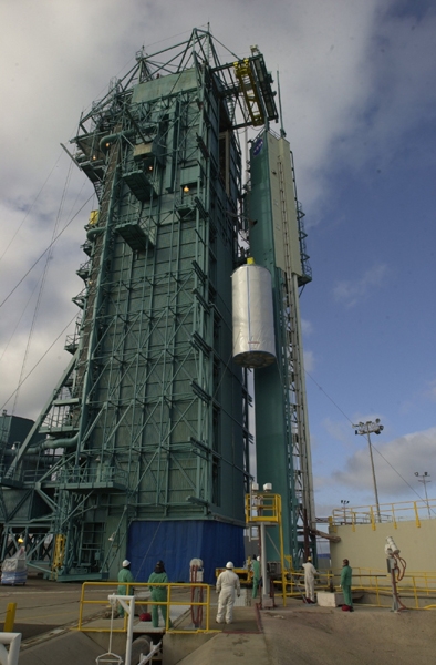 On the launching pad ; credits CNES/P.Hoze