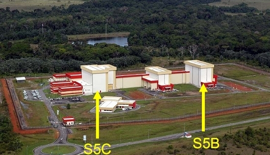 Aerial view of the EPCU payload preparation facility at the CSG. Crédits : ESA/CNES/Arianespace/Service optique du CSG