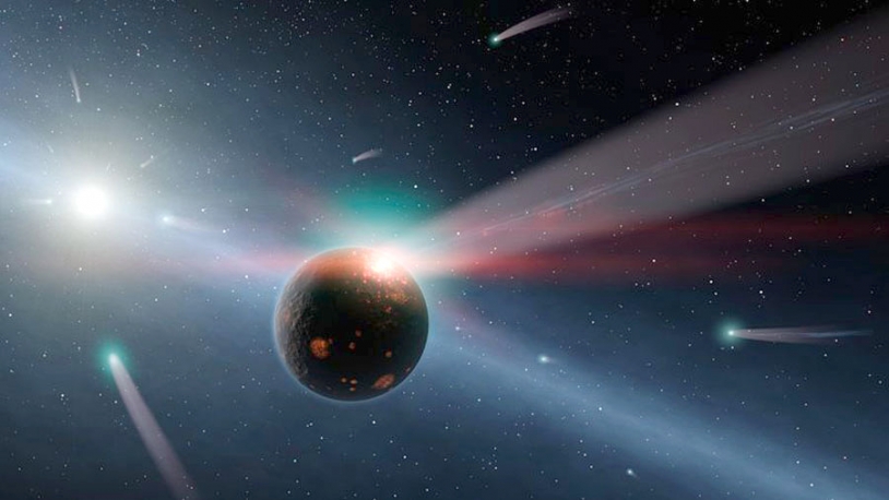 Rosetta et ROSINA relancent le débat sur l’origine de l’eau et de l’atmosphère terrestres. Crédits : NASA/JPL-Caltech.