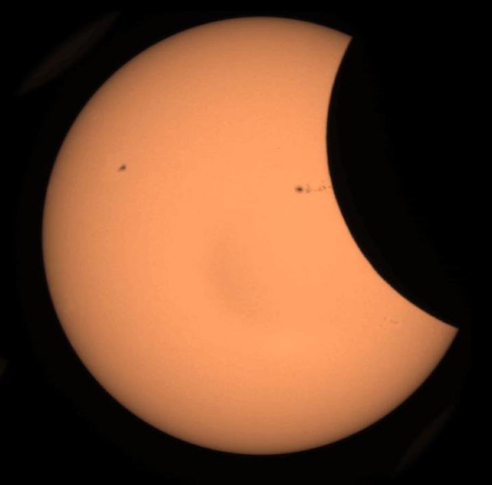 Eclipse partielle de Soleil observée par Picard le 20 mai 2012