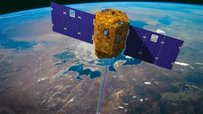 Vue d’artiste du satellite Venµs Vue d’artiste du satellite Venµs